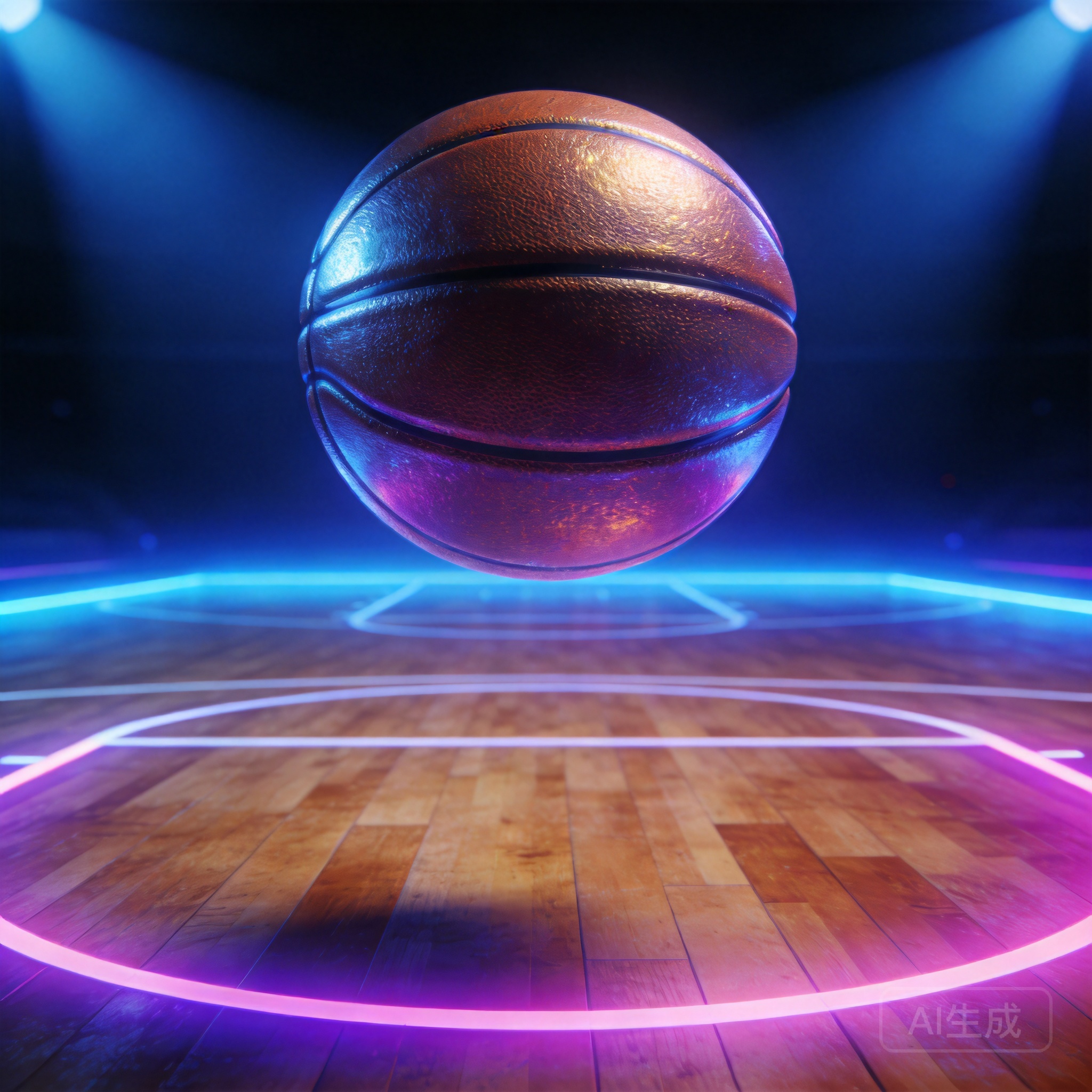 泡泡直播网NBA直播主题插画